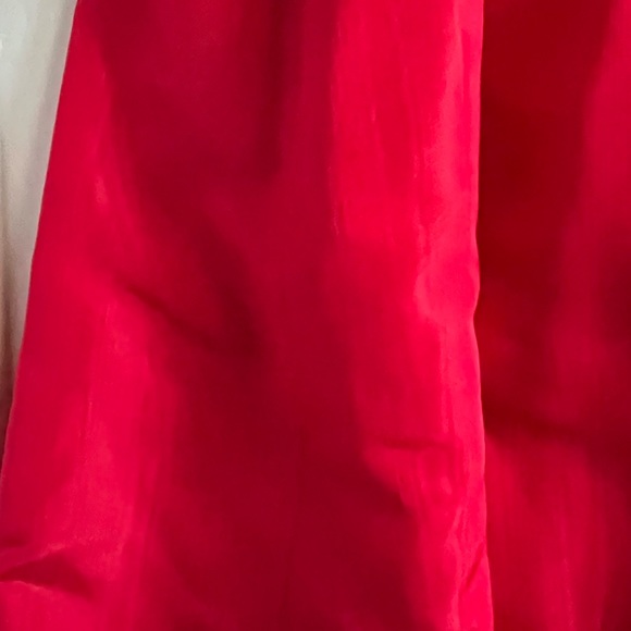 Red Taffeta Skirt - Size S - Picture 3 of 4